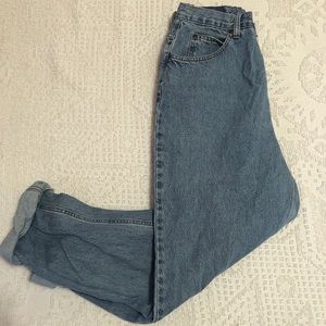 Vintage Baggy Light Wash Mom Jeans